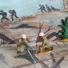 Maschinengewehr 127 1 32nd Spiel historische Figuren - Spielzeug napoleon Sammlung 3d print model - Mito3D