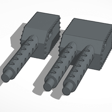 makineli tüfek oyun model vallejo kale resim gaslands 3d print model - Mito3D