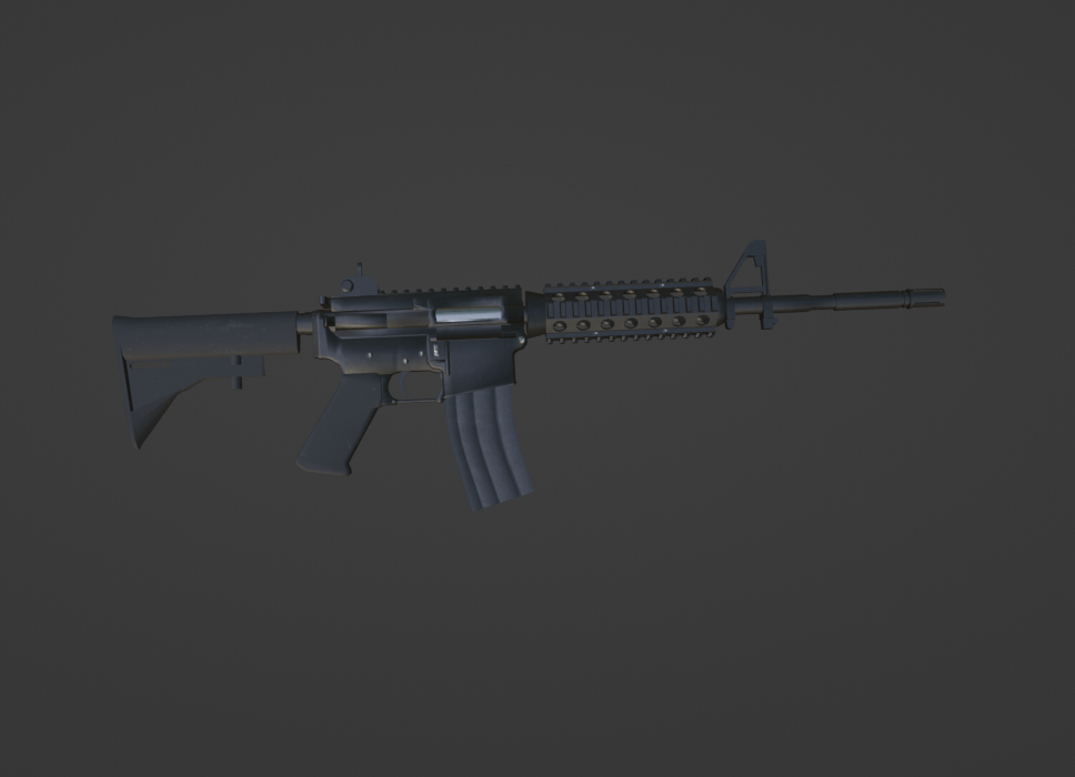 machine pistolet arme 3D print model - Mito3D