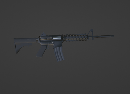 máquina pistola arma 3d print model - Mito3D