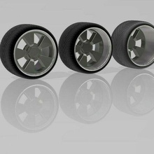 macho rodas 1 24 25 escala carro modelagem 3d print model - Mito3D