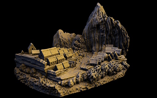 machu Picchu 3d print model - Mito3D