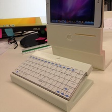 macintosh apple mini dock klavye gadget 3d print model - Mito3D