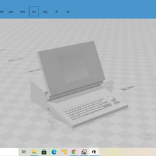 macintosh portátil manzana ordenador 3d print model - Mito3D