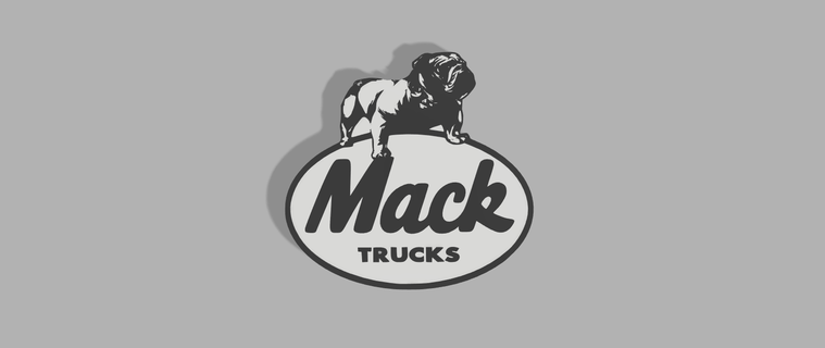 mack truck symbol turck 3d print model - Mito3D