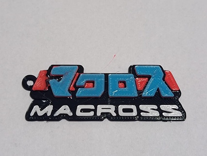 macross anime keychain key rings anime keychain macross  3d print model - Mito3D