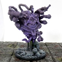 mad alchemy beholder miniature mystic pigeon gaming eye beast dnd mini dungeons and dragons 3d print model - Mito3D