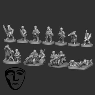 mad defenders - legion chem-wastes heavy special weapon 6-8mm 15mm epic 6mm 8mm tabletop truescale epic40k epic30k 3d print model - Mito3D