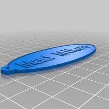 mad mikes keychain 2 jewelry customized keychains 3d print model - Mito3D