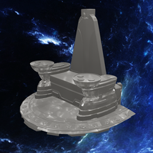 enojado titán trono juego thanos vengadores cmic espacio infinito piedras paisaje 3d print model - Mito3D