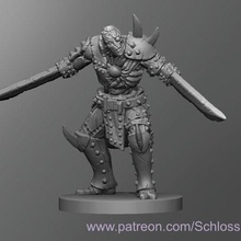 mad warforged game dnd dungeon dragons fantasy tabletop 3d print model - Mito3D