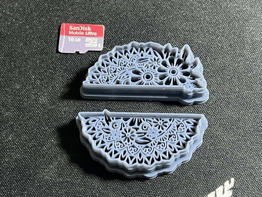 girasol hojas arete cortador 3d resina impreso imprimir polímero 3d print model - Mito3D