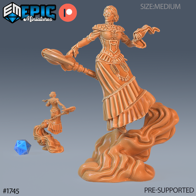 madame rever flying steam broom dnd miniature tabletop miniatures gaming monster 3d model rpg dndminis stl file game epic-miniatures dndminiatures 3dprint 3dminiature printedminis 3dprinting dungeon fantasy roleplaying dragon warrior undead pre-supported 3d print model - Mito3D