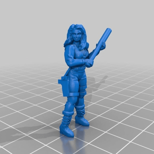 maddison basher art persone zombicide walking dead star wars legione 1 48 3D print model - Mito3D