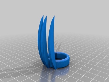 made earlier fireflyii pionted pointy claws changed file printed it stl only please enjoy rings 3d print model - Mito3D