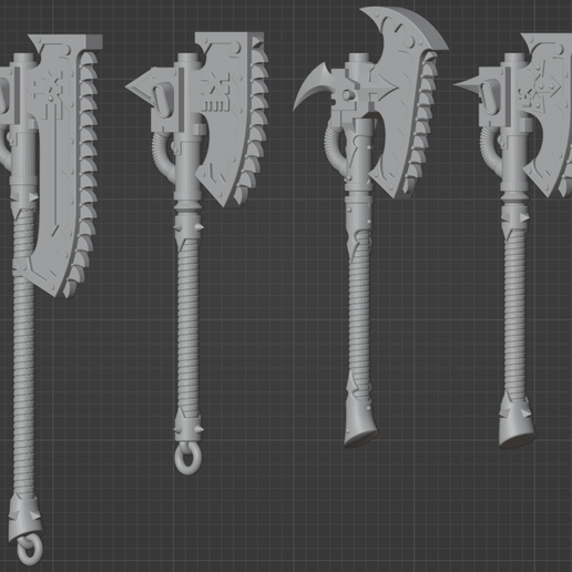 hommes fous axes 3D print model - Mito3D