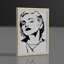 Madonna dekorativ Rahmen 3d print model - Mito3D
