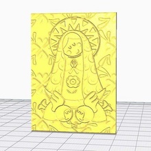 Virgen llavero 2 Moda accesorios 3d print model - Mito3D