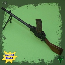 madsen machine gun - scale 1 4 rifle grg replica guns machinegun 3d print model - Mito3D