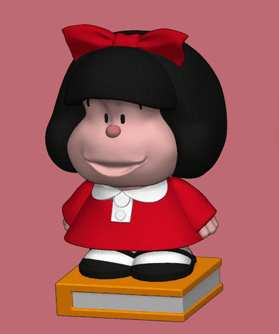 mafalda lulu pucca mehrfarbig farbe 3d print model - Mito3D