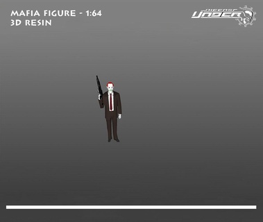 mafia scala 164 3d Stampa modello gioco uomo donna carattere corpo figura 1 64 diorama 3d print model - Mito3D