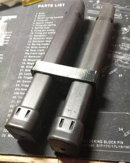 revista copler tanfoglio cz ruger glock 9x21 9 9mm luger recarregando mag revistas Duplo pilha 3d print model - Mito3D