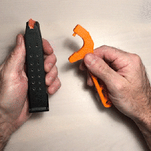 rivista smontaggio attrezzo glock pistola 3d print model - Mito3D