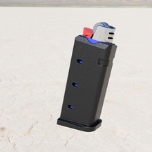 magazine lighter gadget custom gun accessories glock mag gift hunting bic themed guy gifts pistol 3d print model - Mito3D