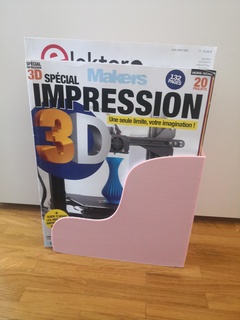 magazine grille organisation carnet 3d print model - Mito3D