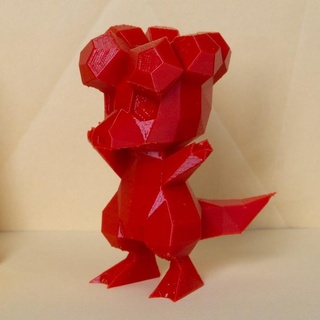 magby low poly pokemon low-poly lowpoly faceted gen 2 ii second generation figure pok mon 3d print model - Mito3D
