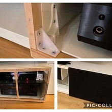 magetic hifi cabinet cover ikea besta but can fit others too home household magnetic closet 12mm 3d print model - Mito3D
