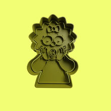maggie simpson the simpsons cutter cutters moulds 3d print model - Mito3D