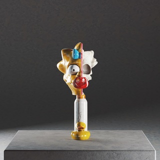 maggie cranio arte fallimento simpson pacificatore figura biberon 3d print model - Mito3D