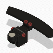 magnética cambio paletas magnético cámaras juego volantes Simulación simulador loghitech maestro empuje direccion rueda espaciador vídeo juegos fanatec rápido lanzamiento 3d print model - Mito3D