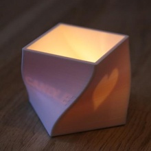 magia supporto di candela casa arredamento 3d print model - Mito3D