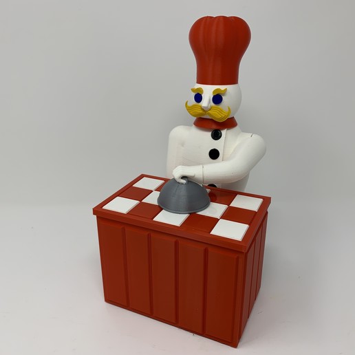 magic chef 3d baskılı otomata oyun oyuncak 3D print model - Mito3D