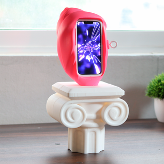 magic conch shell - magsafe charger stand magsafe magic conch shell sponge bob phone stand phone case iphone 14 iphone 13 iphone charger charger conch shell conch  3d print model - Mito3D