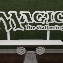 magic gathering - logo art signs logos stand sign gaming game card 3dpicks 3d print model - Mito3D
