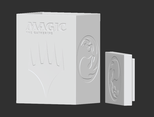 magia recolhimento caixa rangement fogo 3d print model - Mito3D