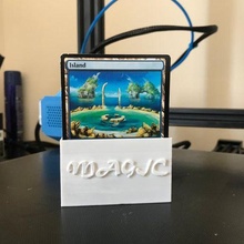 Magia recolhimento cartas suporte jogos caixa coberta 3d print model - Mito3D