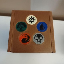 magic gathering commander deck box lid - grwbu 3d print model - Mito3D