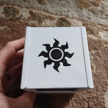 magic gathering commander deck box lid - plains 3d print model - Mito3D