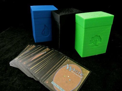 magic gathering mana deck boxes cards card box mtg games game 3d print model - Mito3D