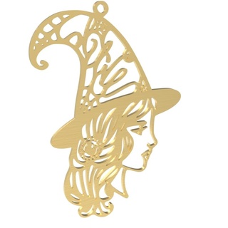magic girl pendant jewelry fashion jewel printable gold 3d print model - Mito3D