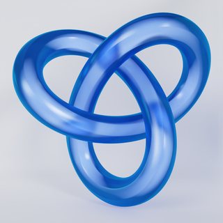 büyü düğüm 3d Yazdır hediye matematik Sanat 3d print model - Mito3D