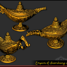 magic lamp - rpg prop game toy game accessories tabletop rpg prop pathfinder dungeons dragons dnd 28mm