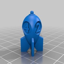 magic missile d4 game add dd dice spell 3d print model - Mito3D