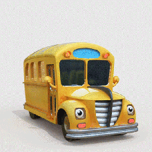 magic school bus-fanart-cartoon-3e print model