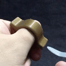 magic trick - sword finger ring conjuring magicians wizard magician 3d print model - Mito3D