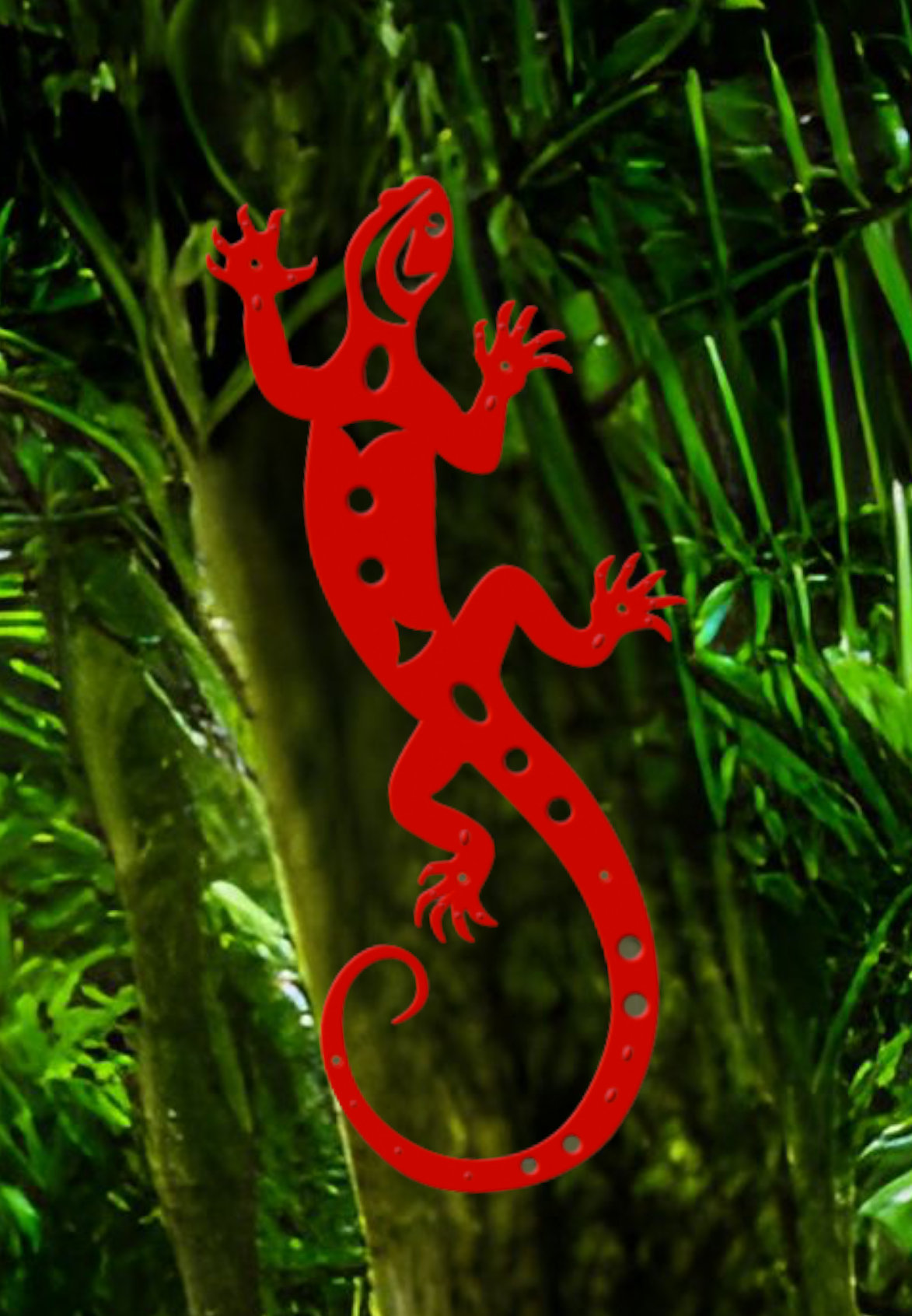 mágico gecko 3D print model - Mito3D